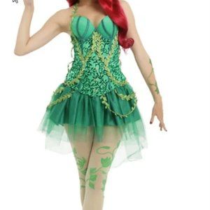 DC Comics Poison Ivy Cosplay Corset & Tulle Skirt!